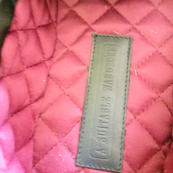 Mens quilted Black Velvet Slippers - sz 12 - Picture 3 of 4
